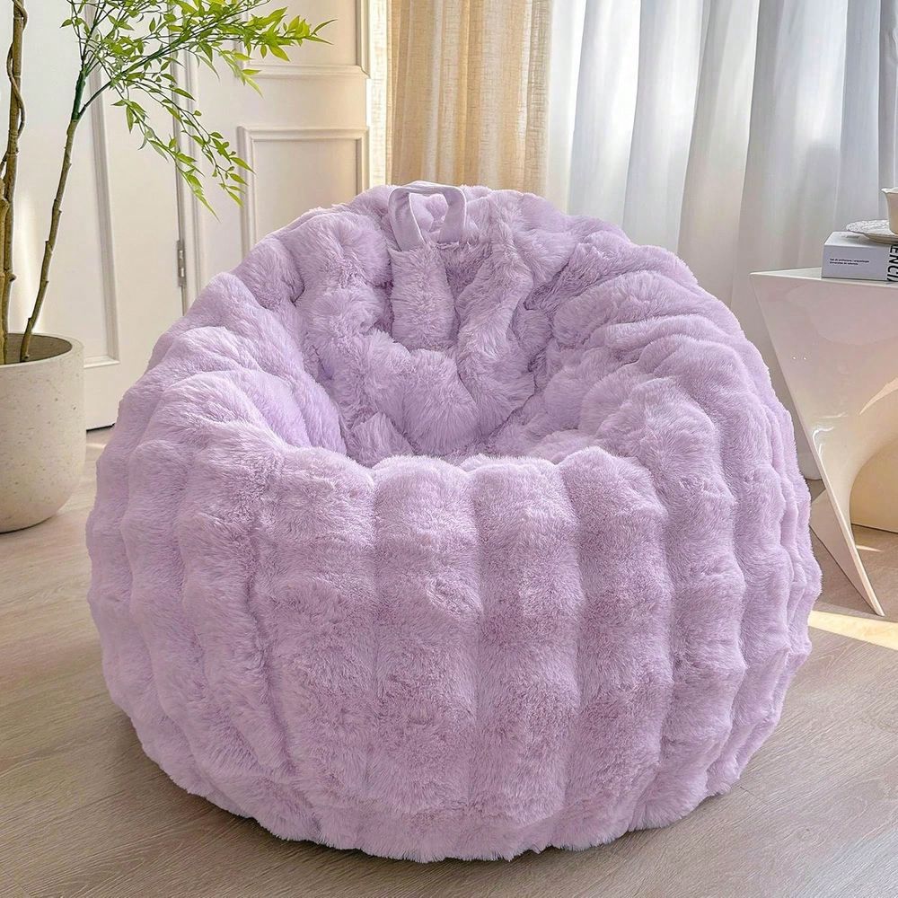 Kids Outdoor Storage - Sarung Bean Bag Bulu Kelinci Imitasi