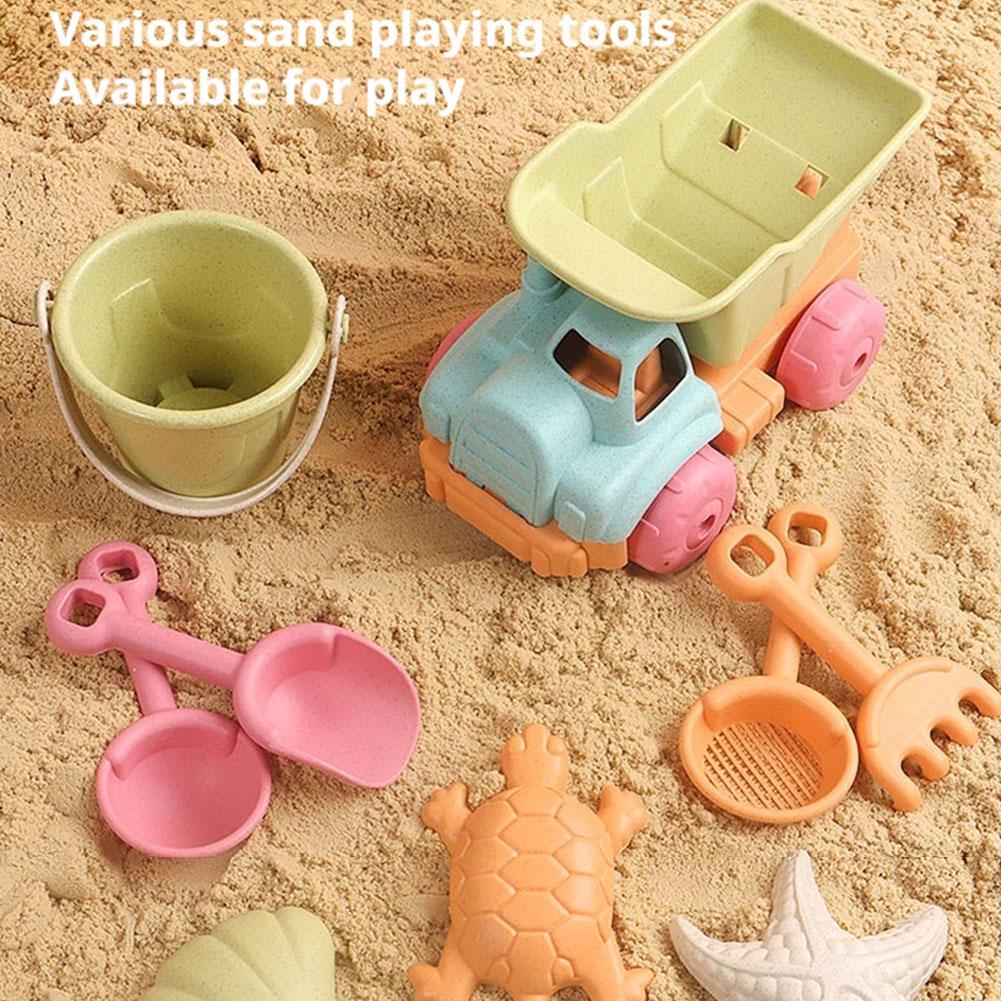 Kids Outdoor Storage - 7 Buah Set Mainan Pasir Pantai