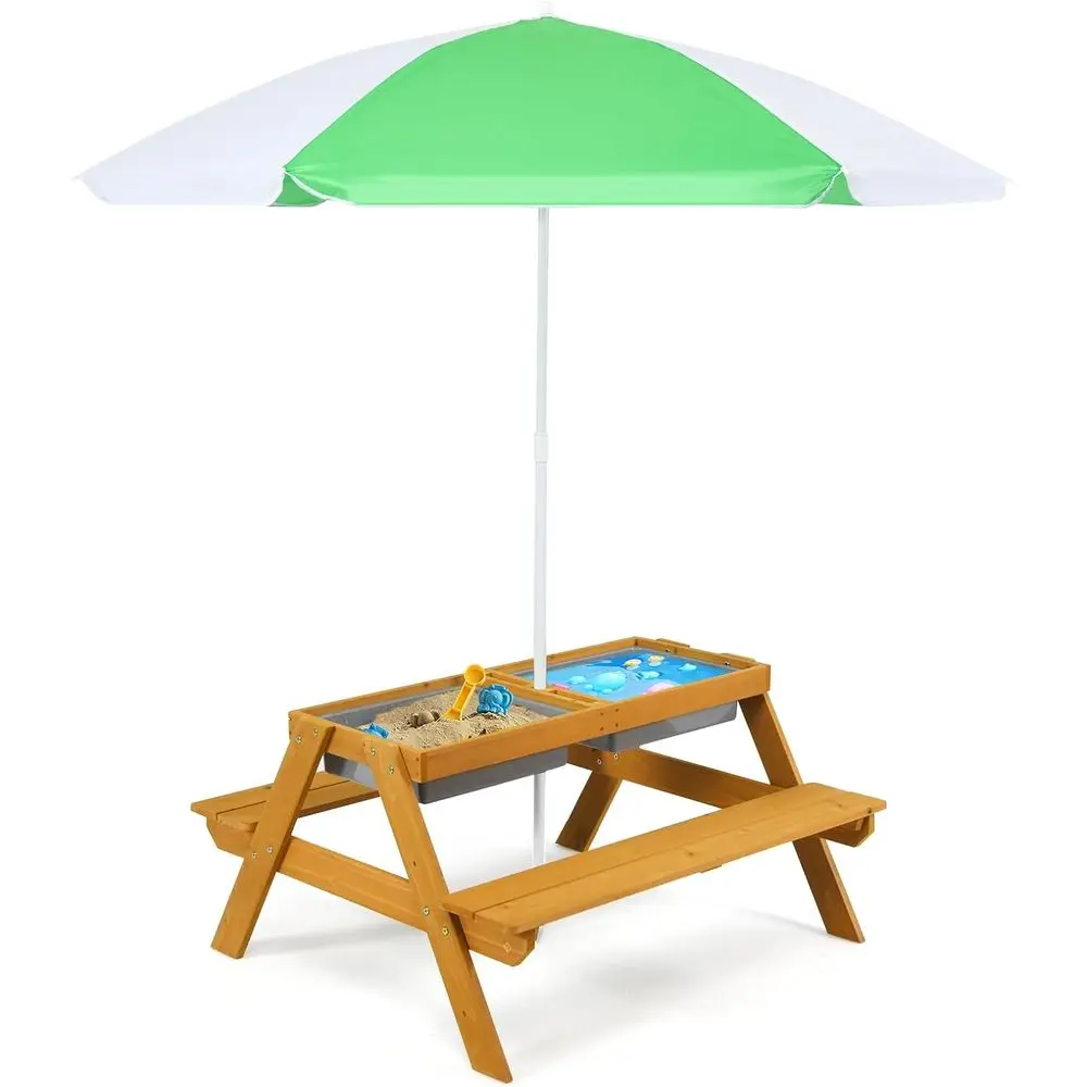 Kids Outdoor Activity Table - Meja Piknik Anak 3-in-1 yang Dapat