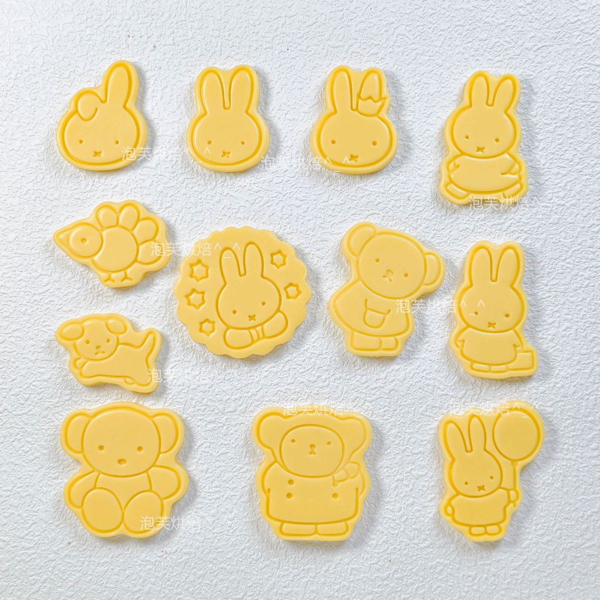 Kids Outdoor Kitchen Accessories - Cetakan Kue Tekan 3D Lucu dengan