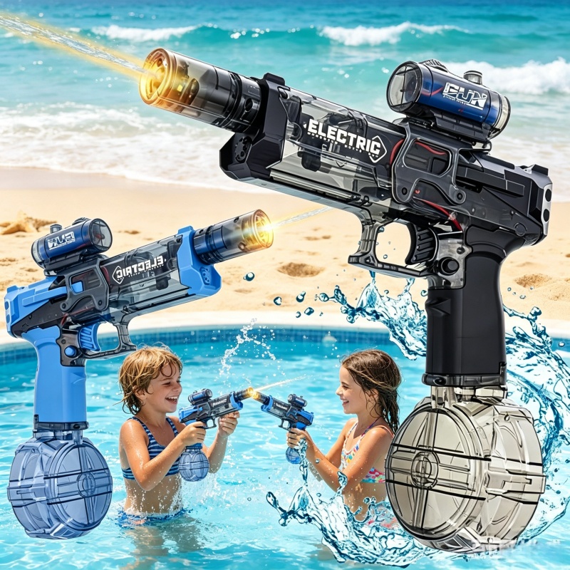 Kids Outdoor Yard Games - Pistol Air Listrik Tembak Terus-Menerus untuk
