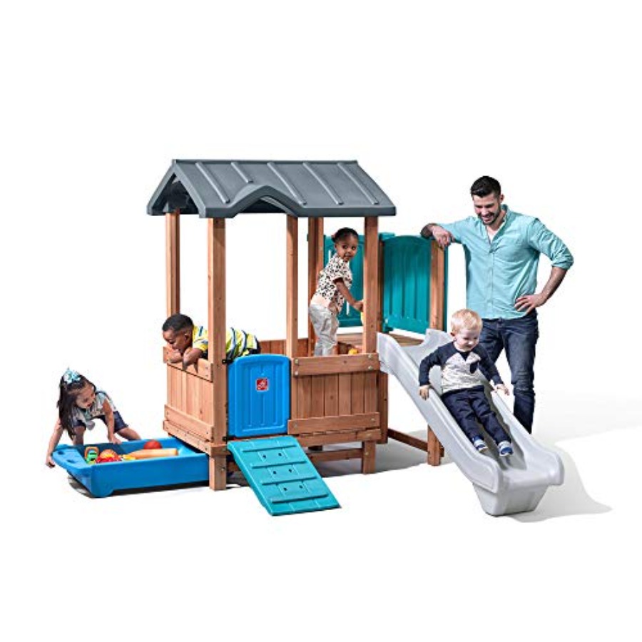 Kids Outdoor Storage - Rumah Bermain Petualangan Hutan & Perosotan,