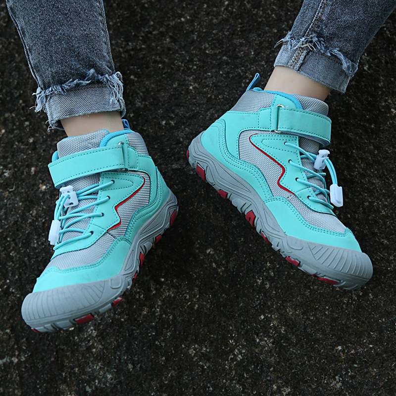 Kids Outdoor Gear - Sepatu mendaki anti selip anak-anak, sneaker