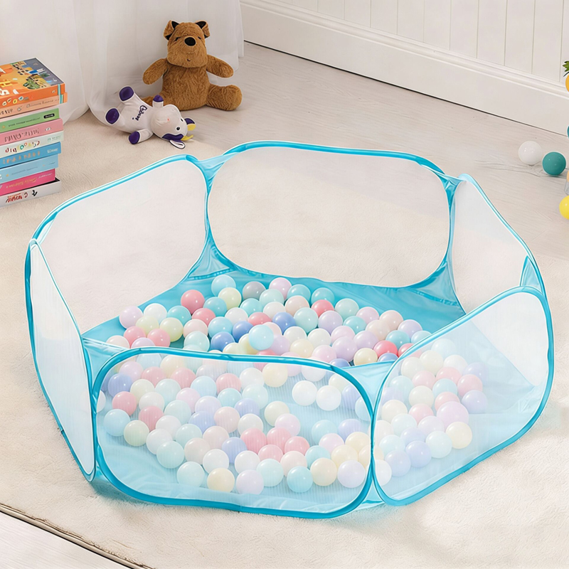 Kids Outdoor Play Yard - Kolam Bola Lipat Portabel 1,2M, Arena