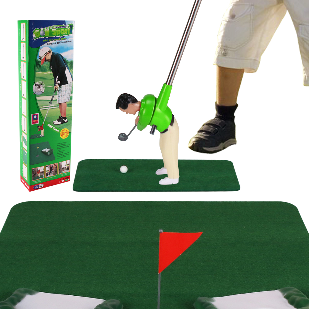 Kids Outdoor Yard Games - Boneka Mini klub Golf anak-anak, Set