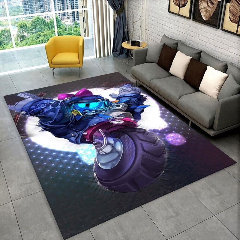 Kids Outdoor Mat - Karpet Anti Selip Permainan Kartun B-Brawl