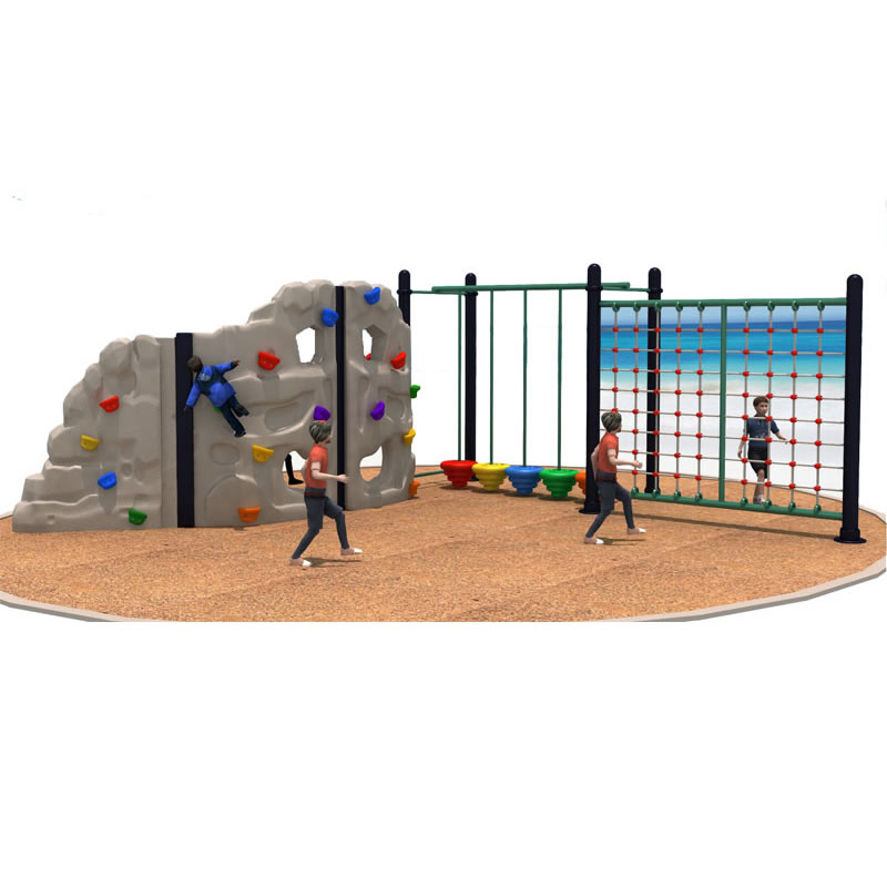 Kids Outdoor Jungle Gym - Dinding Panjat Tebing Plastik Outdoor Diskon