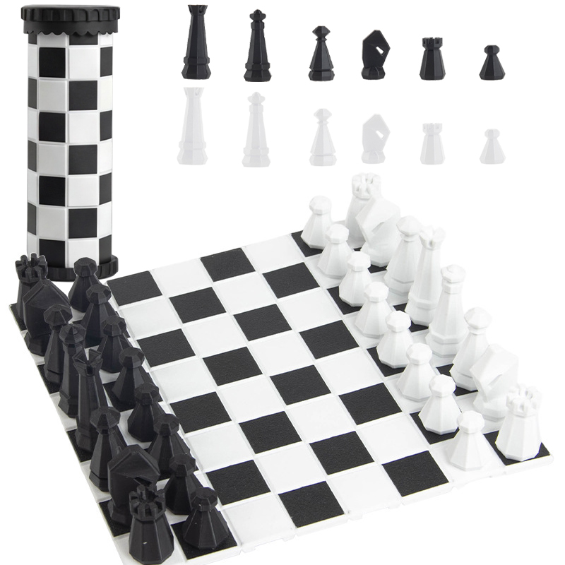 Kids Outdoor Yard Games - Set Permainan Catur Portabel 2 In