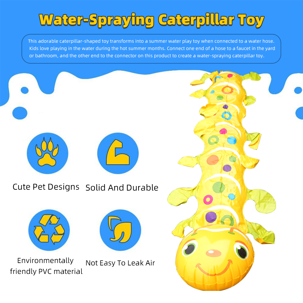Alas Main Semprot Air Caterpil - Kids Outdoor Mat ulasan dan harga