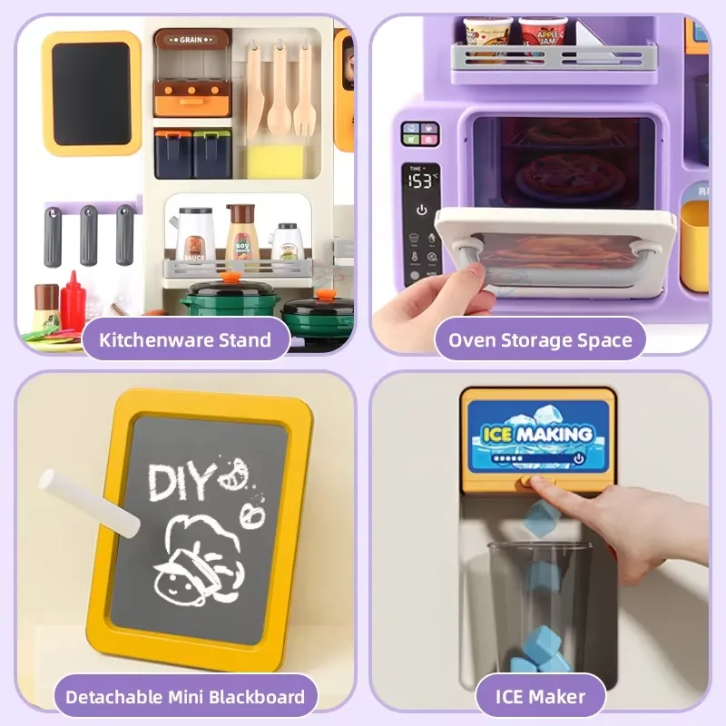 Set Dapur Mainan Anak 90cm den - Kids Outdoor Kitchen Accessories ulasan dan harga