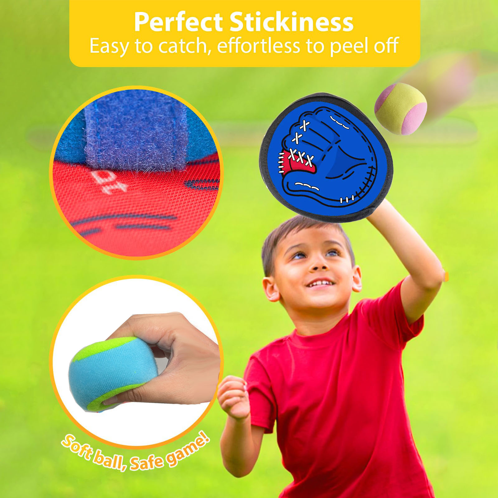 4Set Mainan Bola Lengket Pengi - Kids Outdoor Yard Games ulasan dan harga