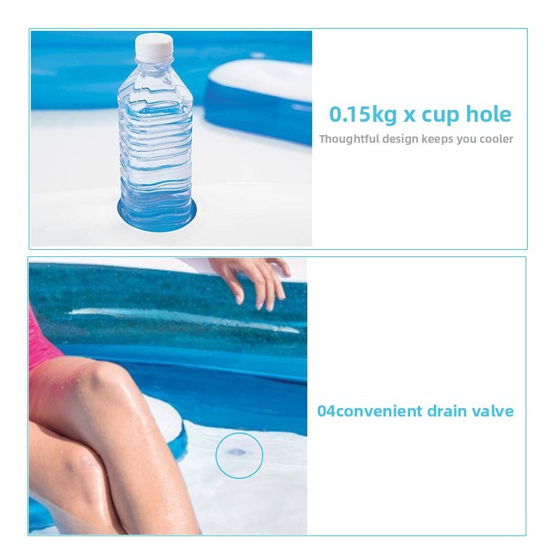 Kolam Renang Tiup Keluarga, Ba - Kids Outdoor Lounge ulasan dan harga