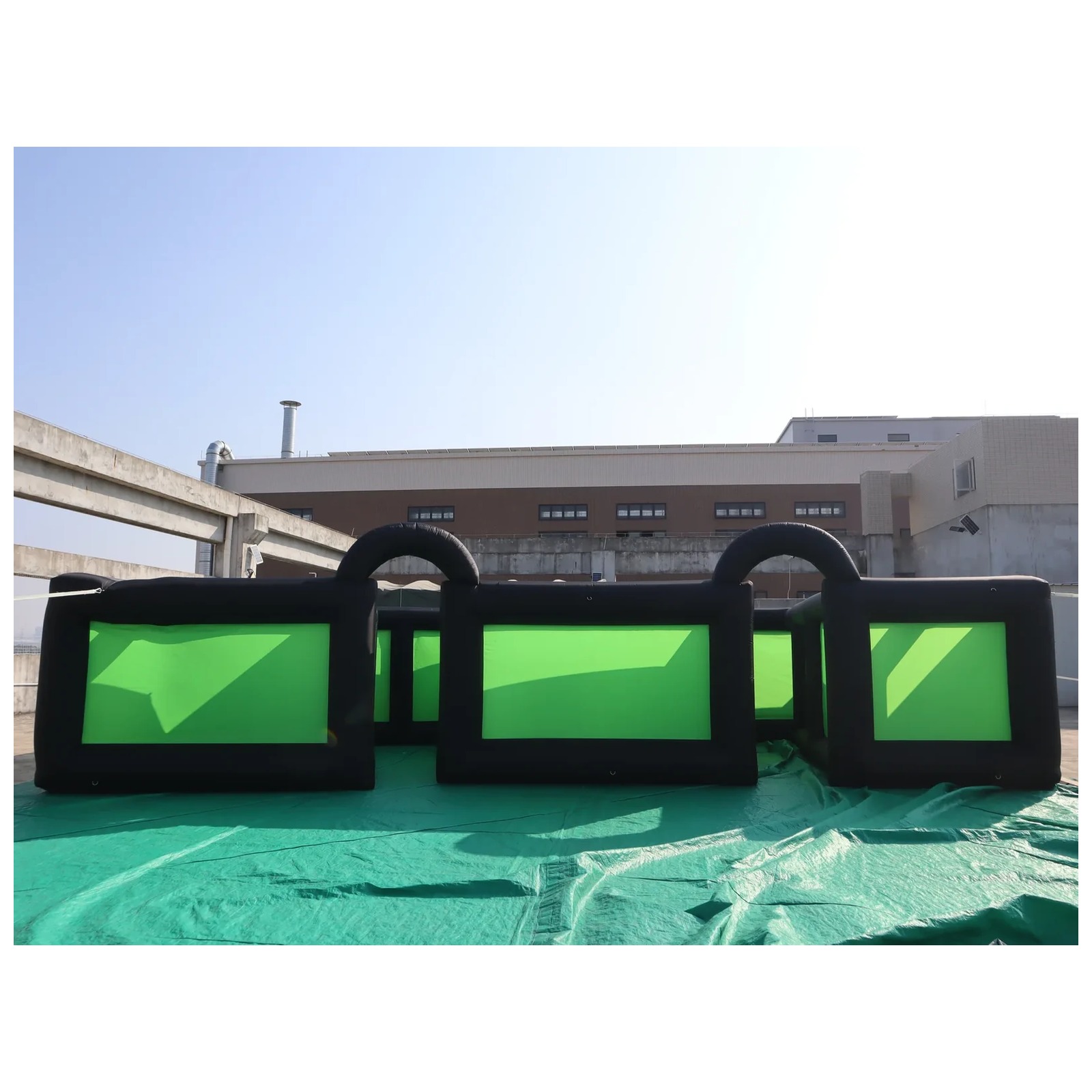 Labirin Tiup Luar Ruangan Warn - Kids Outdoor Party Venue ulasan dan harga