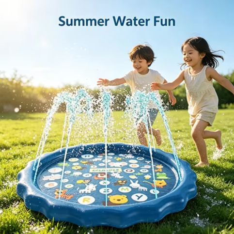 Alas Main Semprotan Air Anak O - Kids Outdoor Mat ulasan dan harga