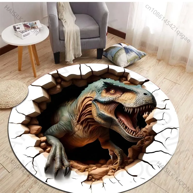 Karpet Bundar Gambar Dinosauru - Kids Outdoor Mat ulasan dan harga