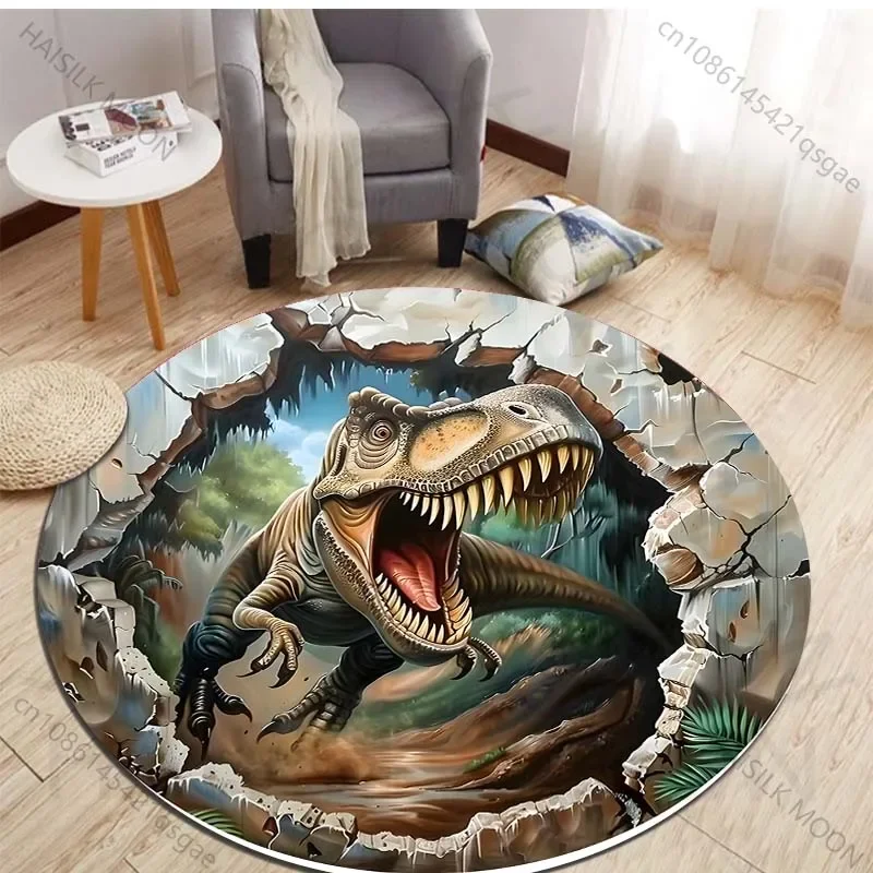 Karpet Bundar Gambar Dinosauru - Kids Outdoor Mat ulasan dan harga