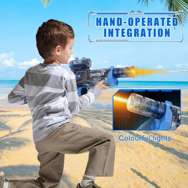 Pistol Air Listrik Tembak Teru - Kids Outdoor Yard Games ulasan dan harga
