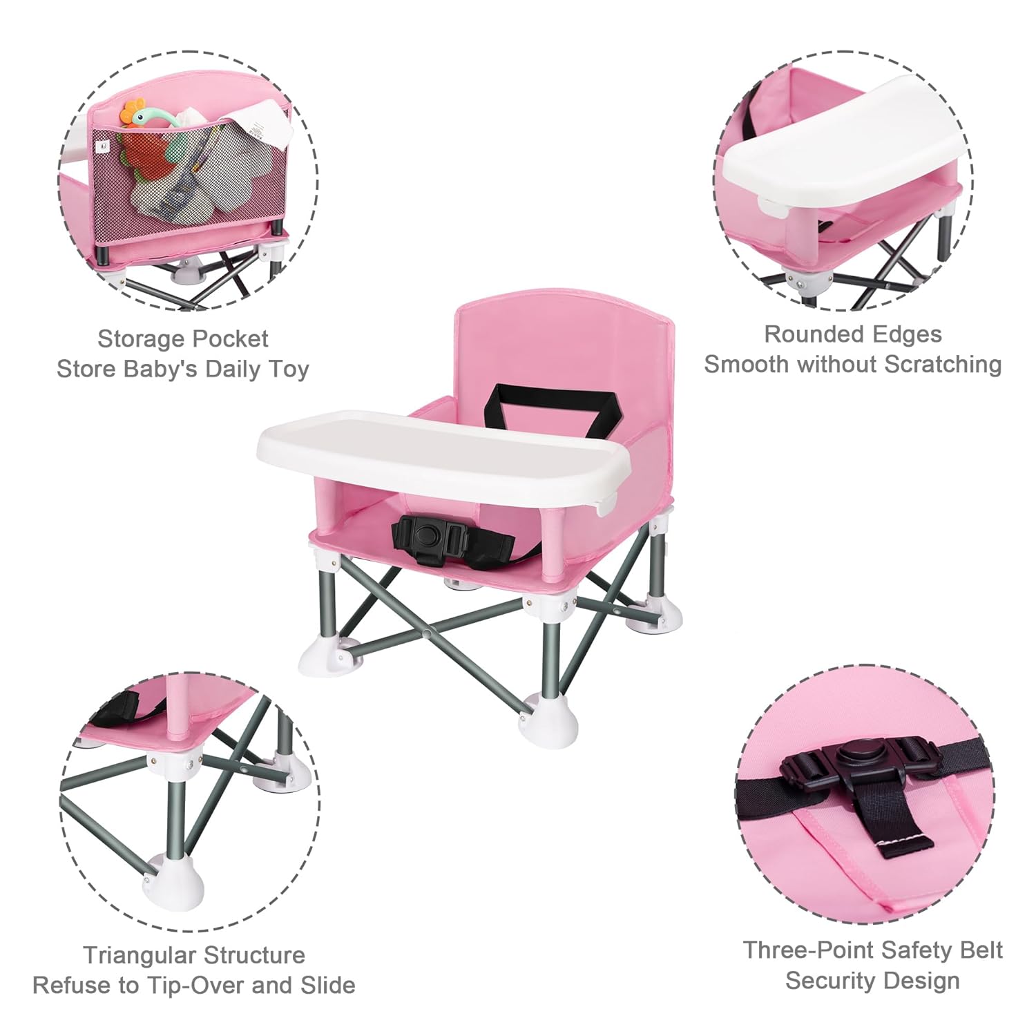 Kursi Bayi Portabel Lipat Komp - Kids Outdoor Lawn Chair ulasan dan harga