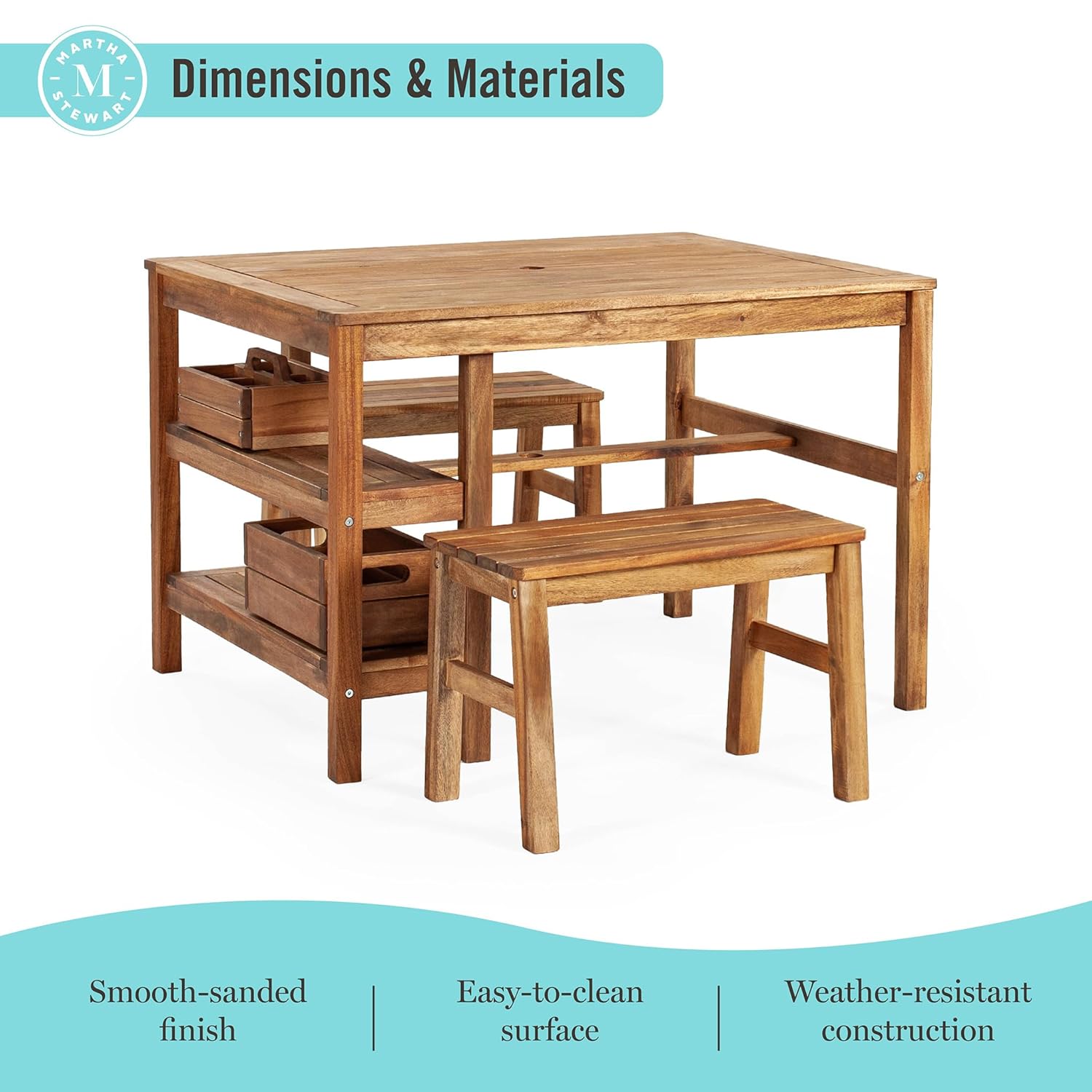 Meja Kerajinan Luar Ruangan un - Kids Outdoor Activity Table ulasan dan harga