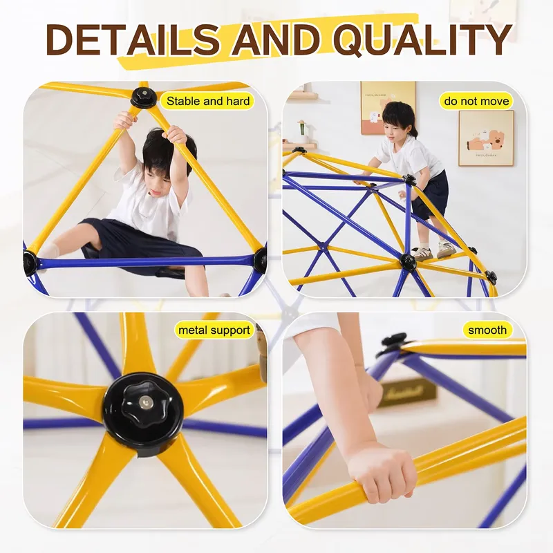 Set Panjat Kubah Geometris 10F - Kids Outdoor Jungle Gym ulasan dan harga