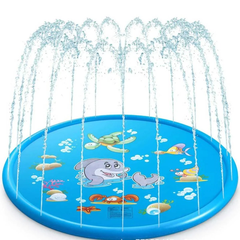 Kolam Percikan Air Mainan Lucu - Kids Outdoor Mat ulasan dan harga
