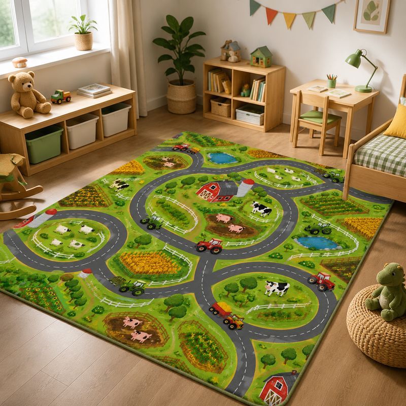 Karpet Bermain VIKAMA Kids Far - Kids Outdoor Zoo ulasan dan harga