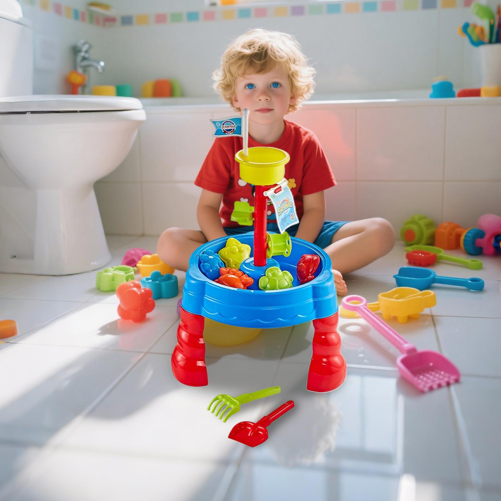 Meja Pasir dan Air Meja Bermai - Kids Outdoor Activity Table ulasan dan harga
