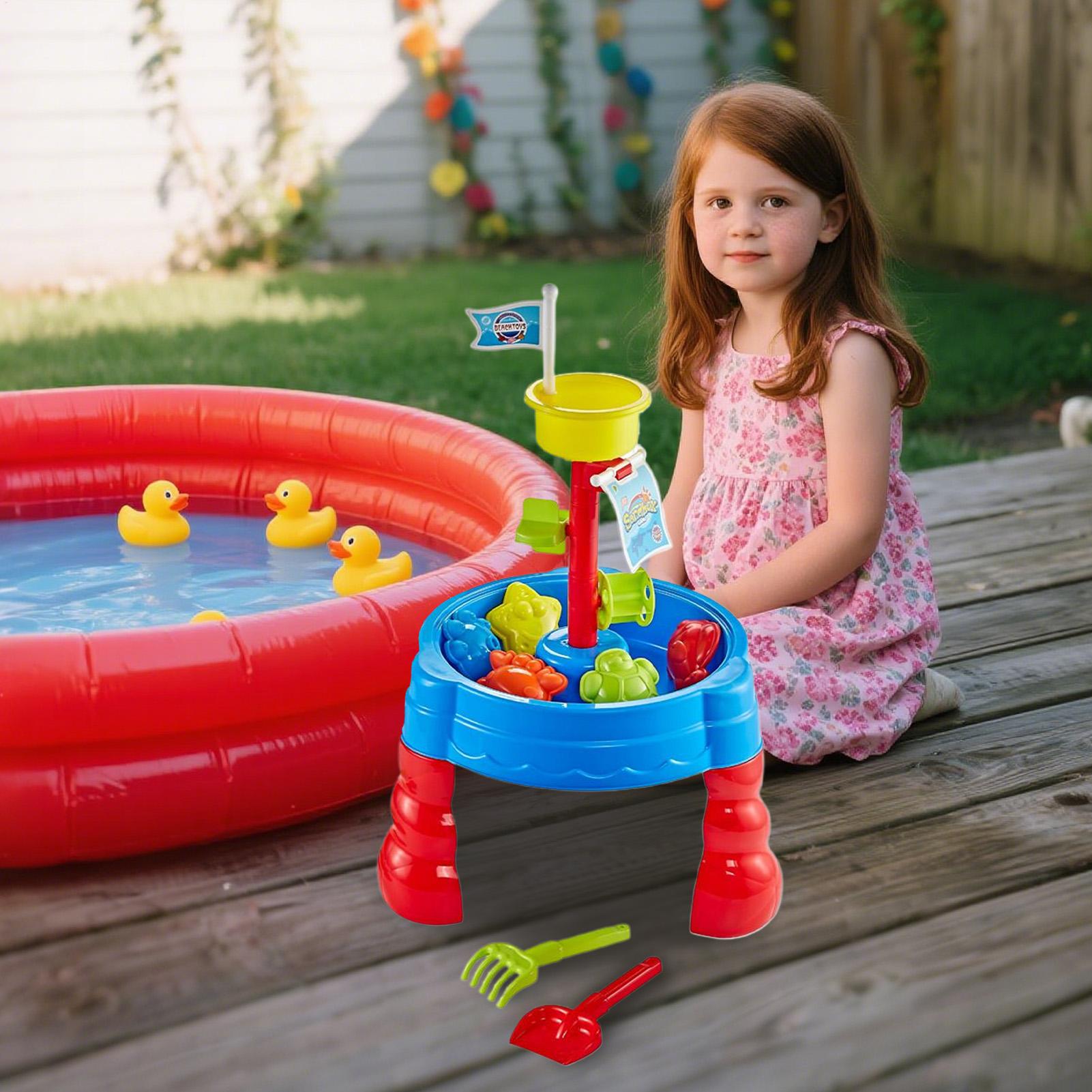 Meja Pasir dan Air Meja Bermai - Kids Outdoor Activity Table ulasan dan harga
