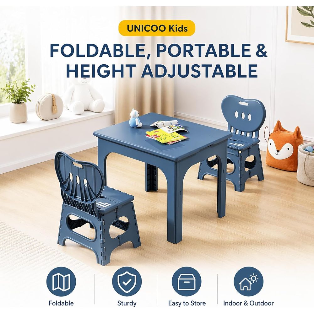 Set Meja dan Kursi Lipat, Meja - Kids Outdoor Activity Table ulasan dan harga