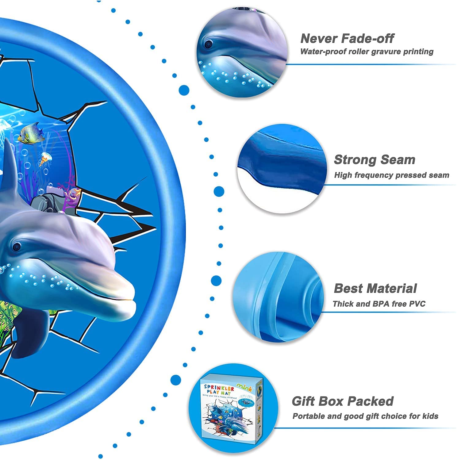 Alas Bermain Air Tiup untuk An - Kids Outdoor Mat ulasan dan harga