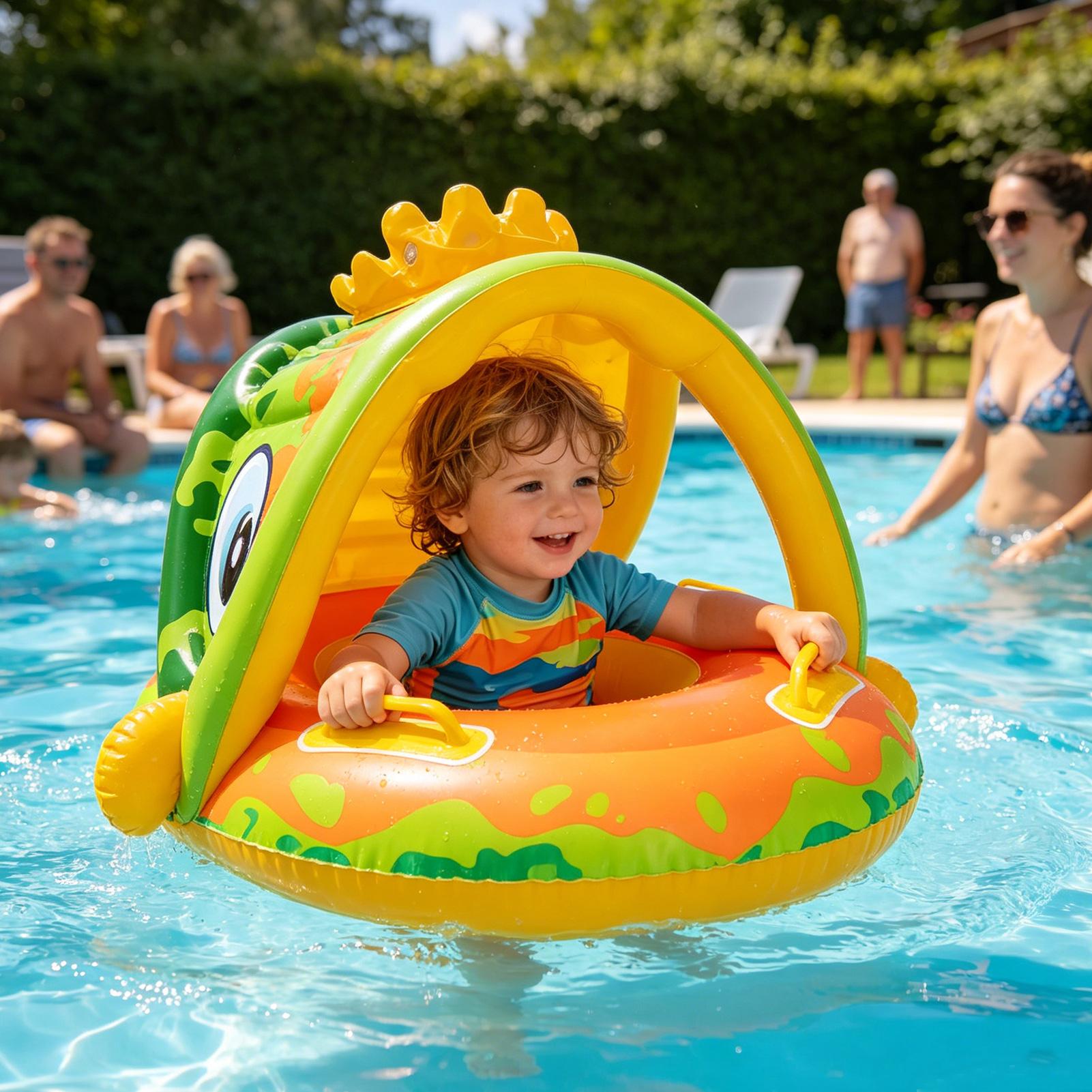 Kursi Tiup Anak dengan Kanopi  - Kids Outdoor Lawn Chair ulasan dan harga