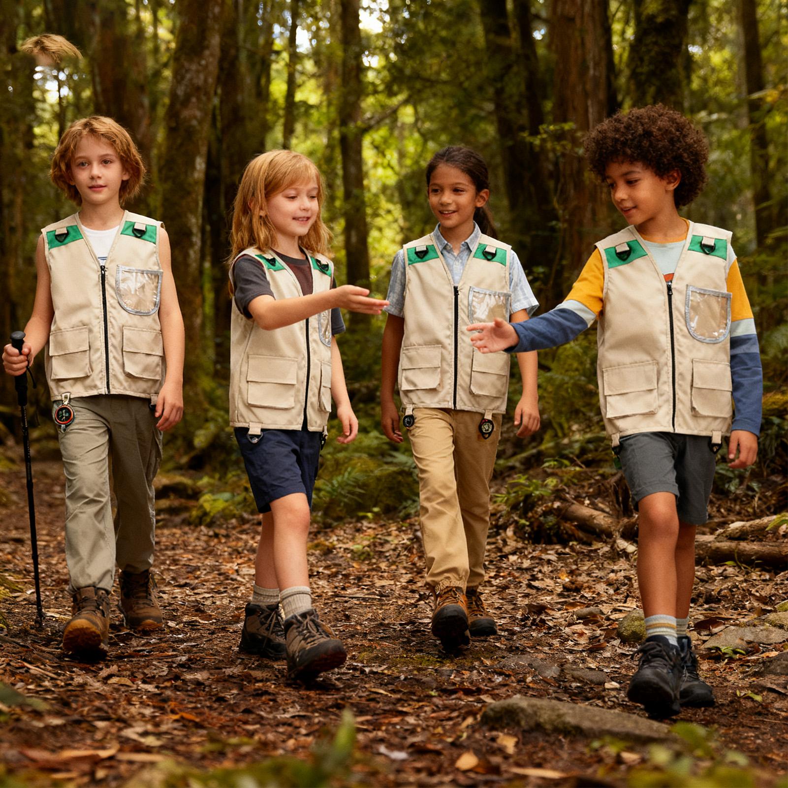 Rompi Kargo Anak Tanpa Lengan, - Kids Outdoor Zoo ulasan dan harga