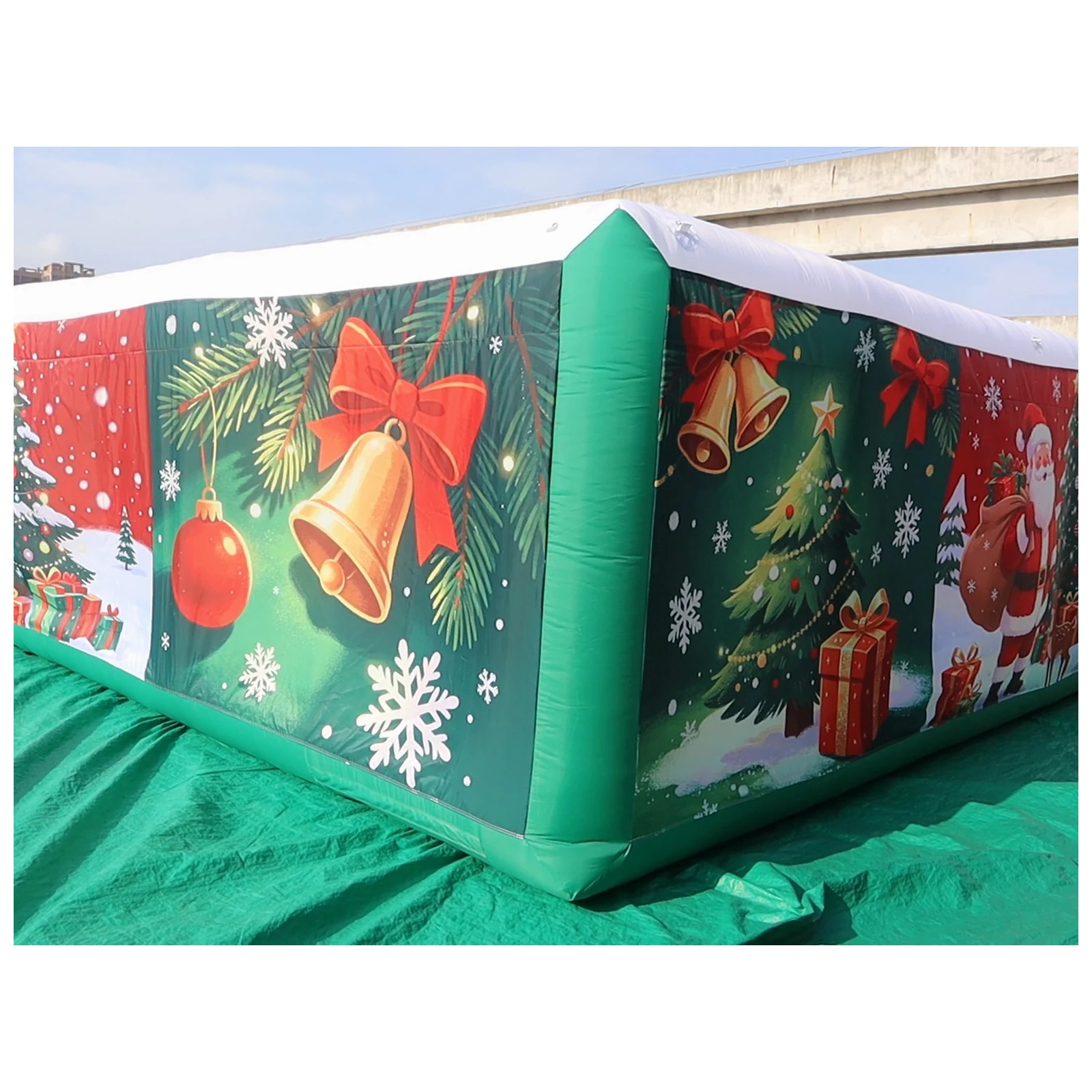 Labirin Tiup Komersial Panjang - Kids Outdoor Party Venue ulasan dan harga