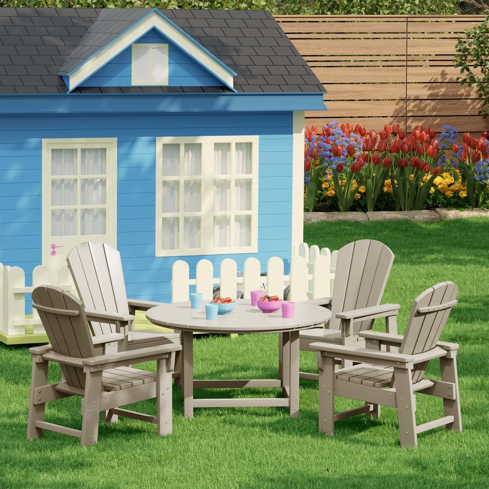Set Kursi Adirondack Anak 4 Bu - Kids Outdoor Lawn Chair ulasan dan harga