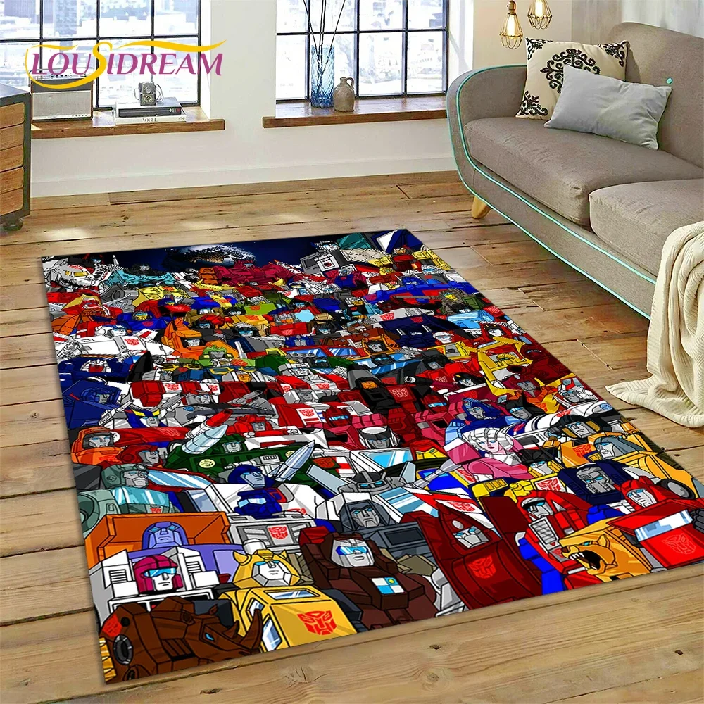 Karpet 3D Kartun T-transformer - Kids Outdoor Lounge ulasan dan harga