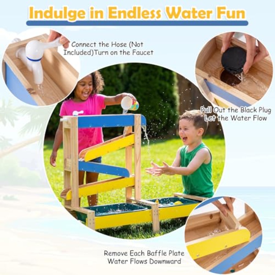 Perlengkapan bermain anak luar - Kids Outdoor Activity Table ulasan dan harga