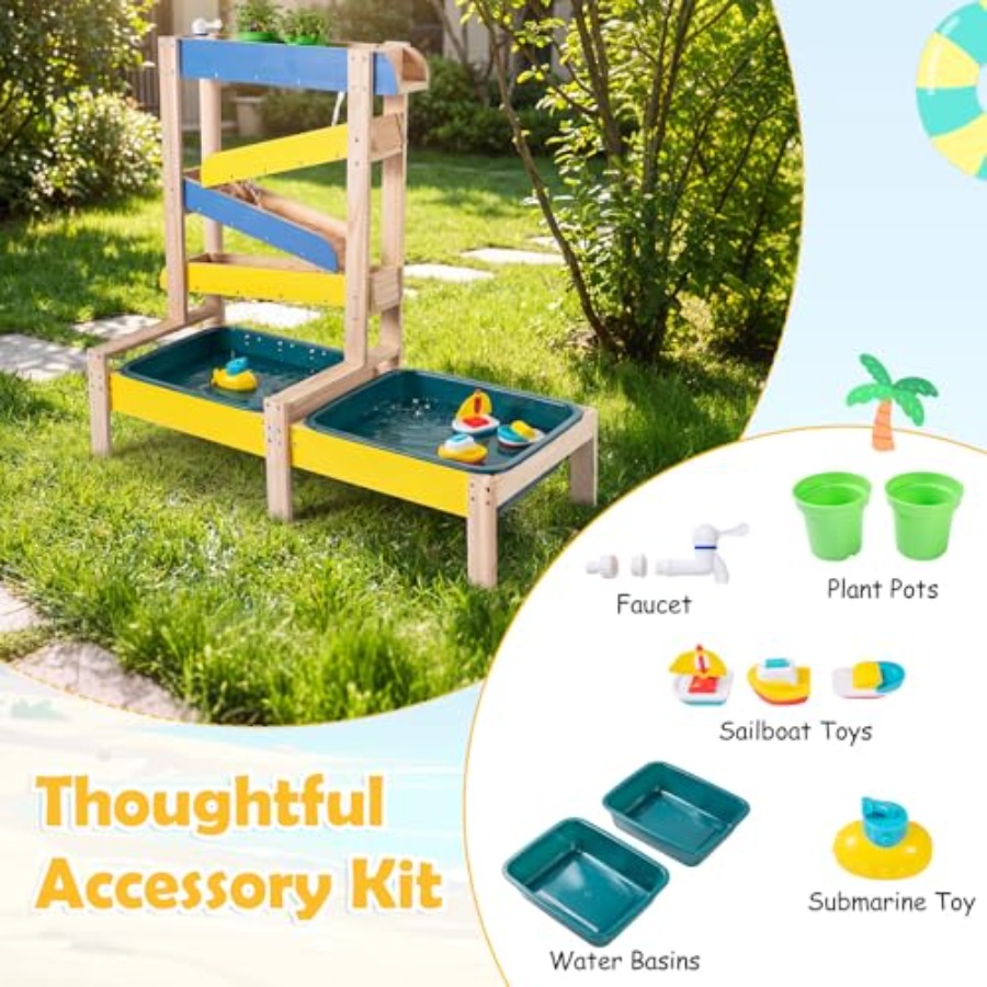 Perlengkapan bermain anak luar - Kids Outdoor Activity Table ulasan dan harga