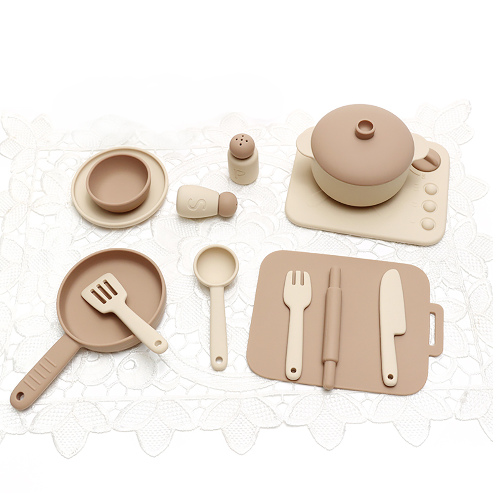 13 Pcs Set Mainan Silikon Pera - Kids Outdoor Kitchen Set ulasan dan harga