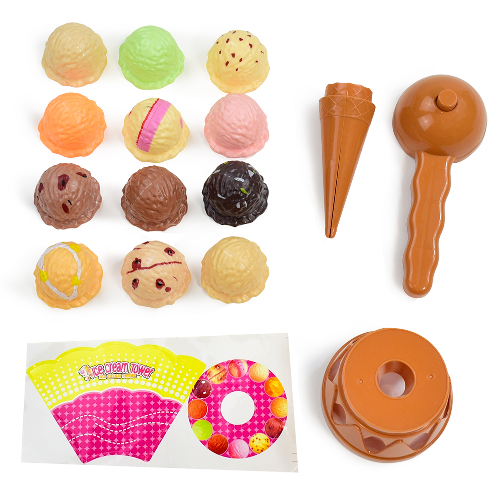 Permainan Susun Es Krim Anak-a - Kids Outdoor Kitchen Accessories ulasan dan harga