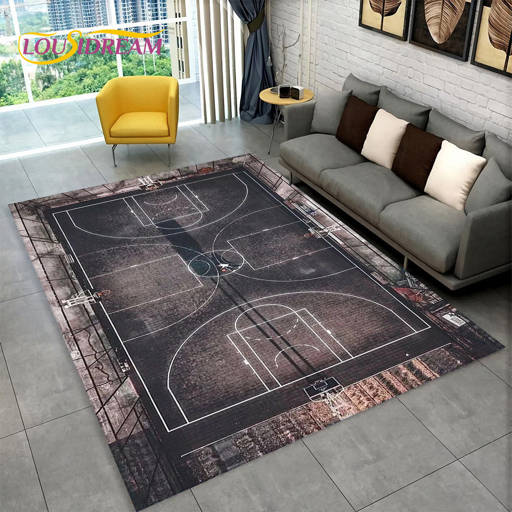Karpet Area kartun basket 3D b - Kids Outdoor Mat ulasan dan harga