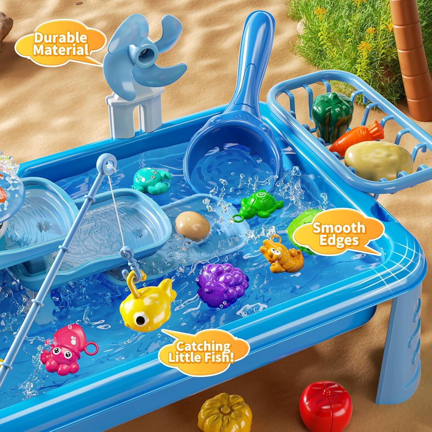 Meja Mainan Air untuk Anak-ana - Kids Outdoor Play Table ulasan dan harga