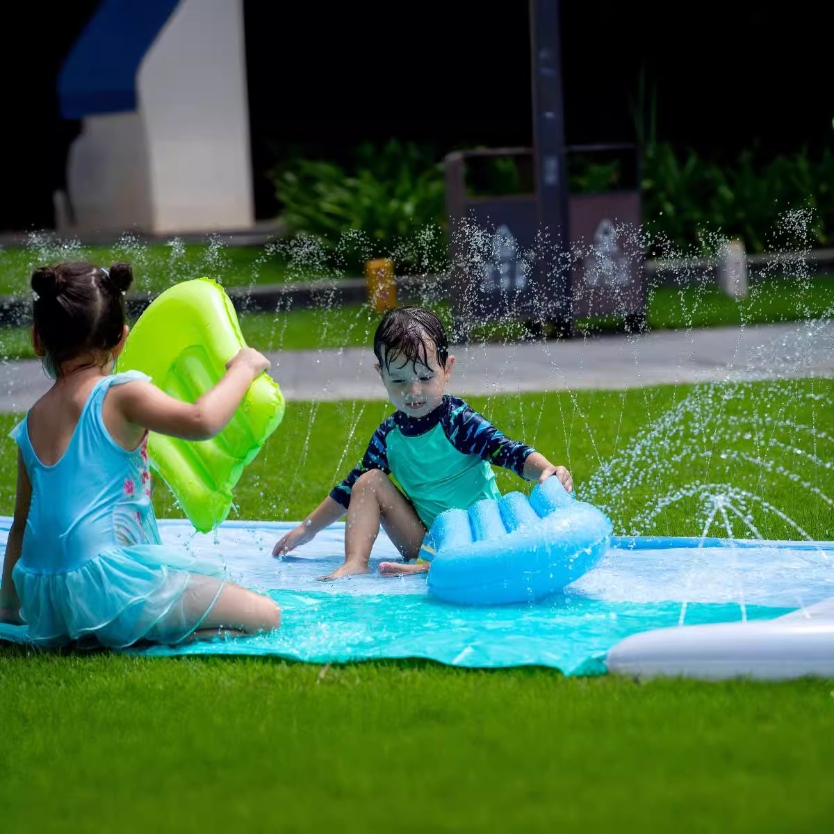 Matras Seluncur Air Interaktif - Kids Outdoor Mat ulasan dan harga