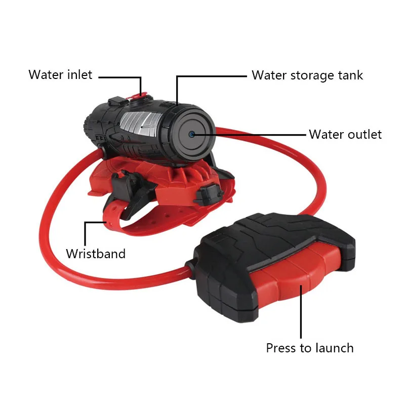 Pistol air peluncur laba-laba  - Kids Outdoor Yard Games ulasan dan harga