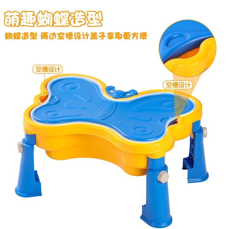Meja Pasir dan Air Berbentuk K - Kids Outdoor Activity Table ulasan dan harga