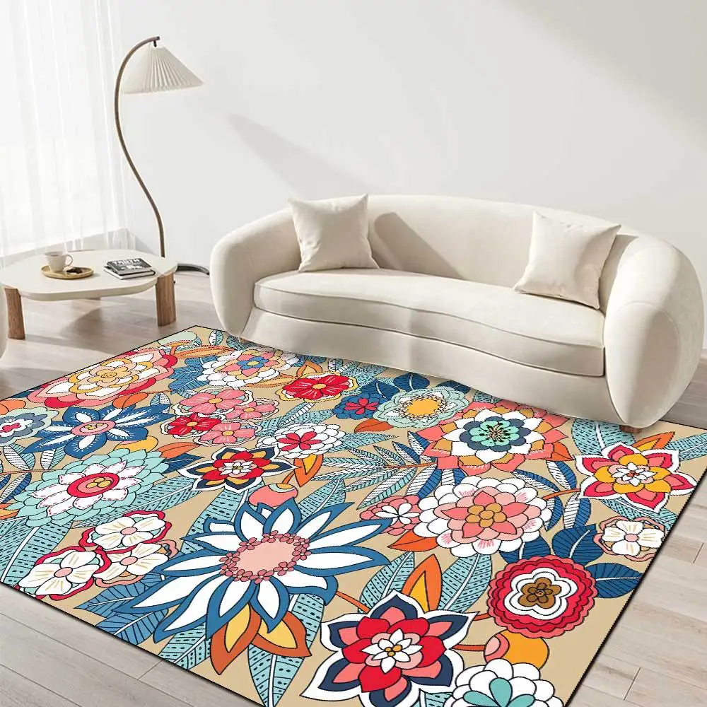 Karpet Bunga Warna-warni 3D un - Kids Outdoor Lounge ulasan dan harga