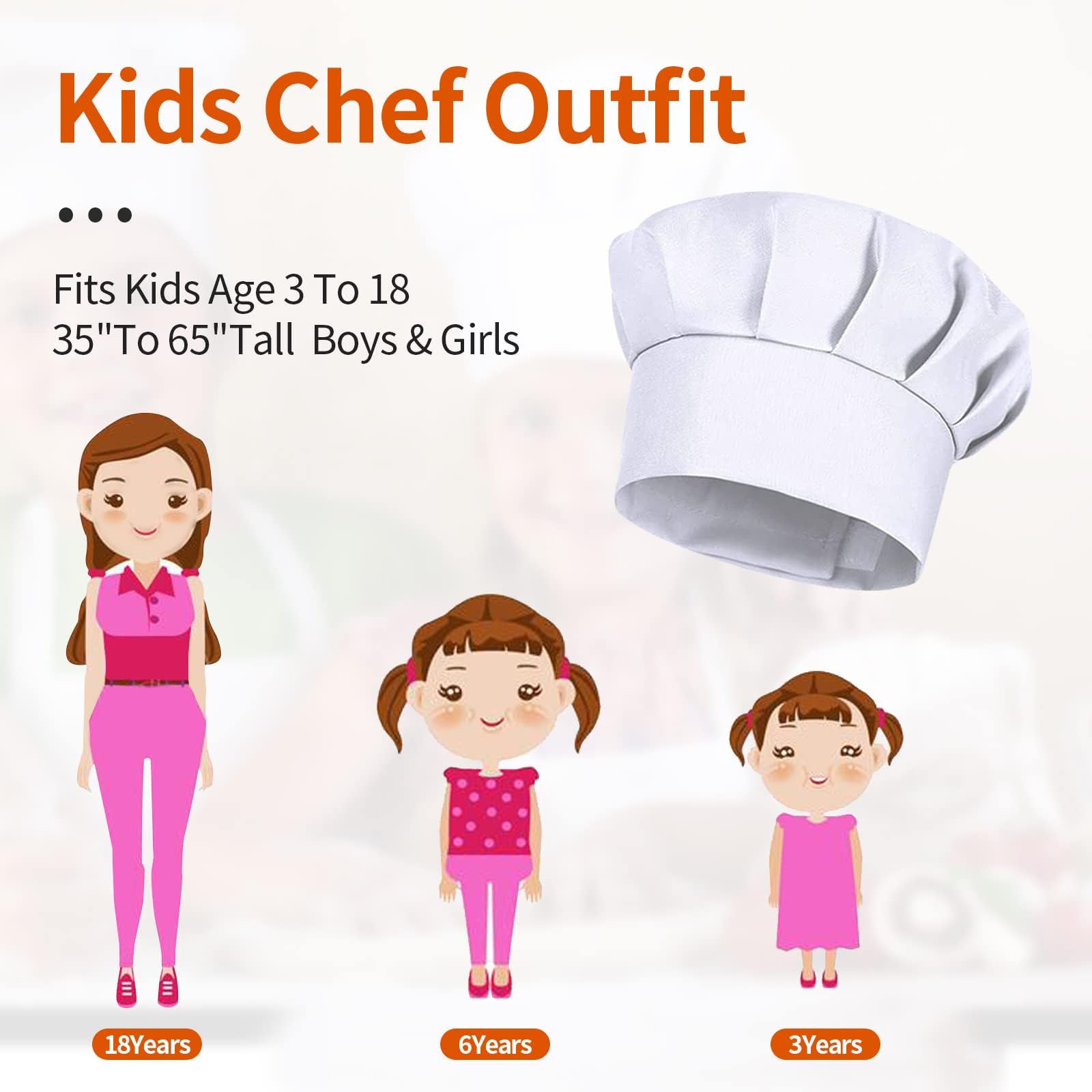 4 Buah Topi Pesta Putih Kostum - Kids Outdoor Kitchen Accessories ulasan dan harga