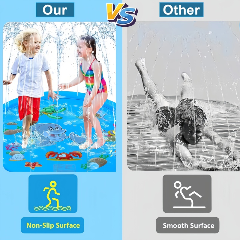 Alas Semprot Air Tiup Pantai 1 - Kids Outdoor Mat ulasan dan harga