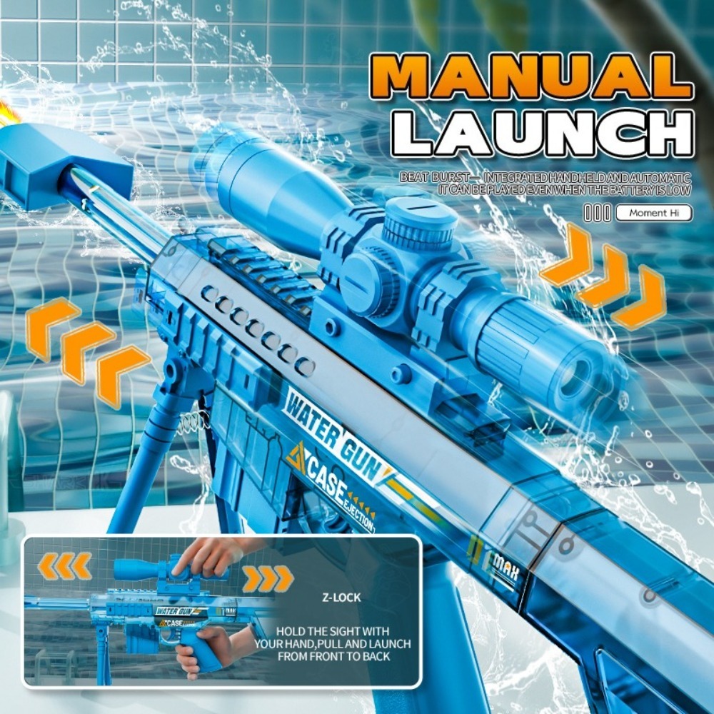 Mainan Pistol Air Sniper Otoma - Kids Outdoor Yard Games ulasan dan harga