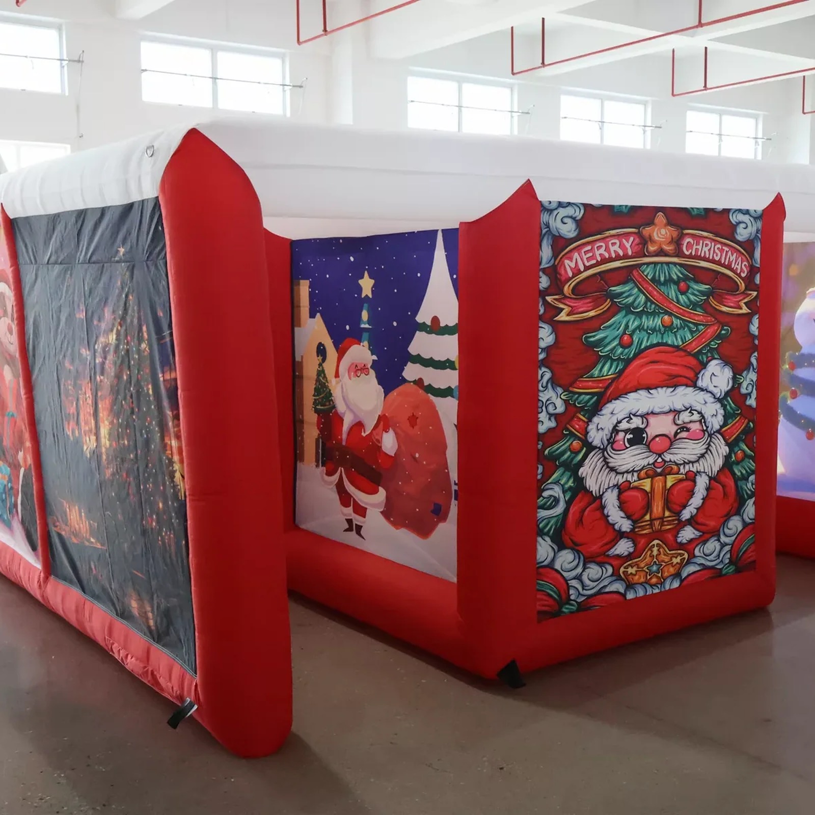 Labirin Tiup Berlapis Merah un - Kids Outdoor Party Venue ulasan dan harga